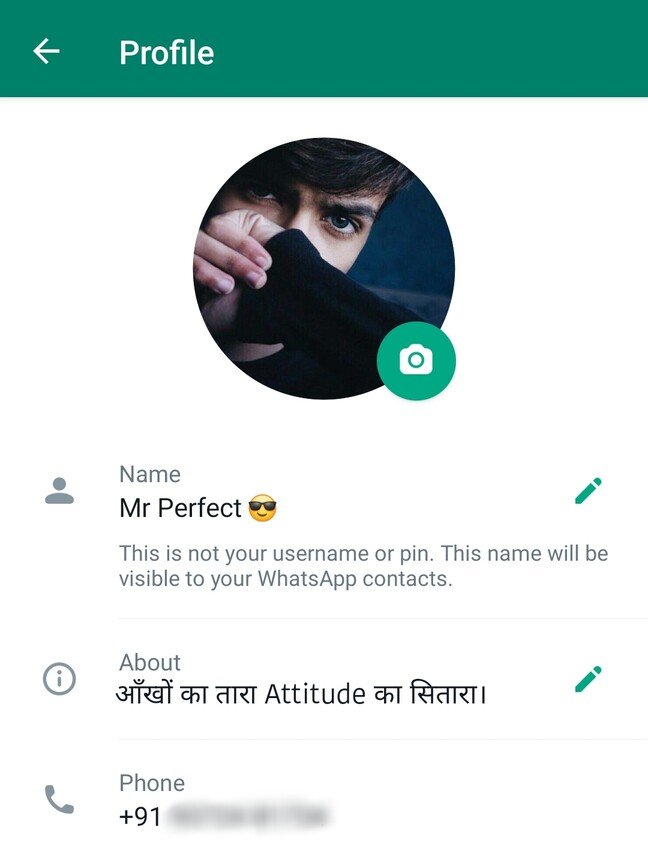 WhatsApp Bio Hindi