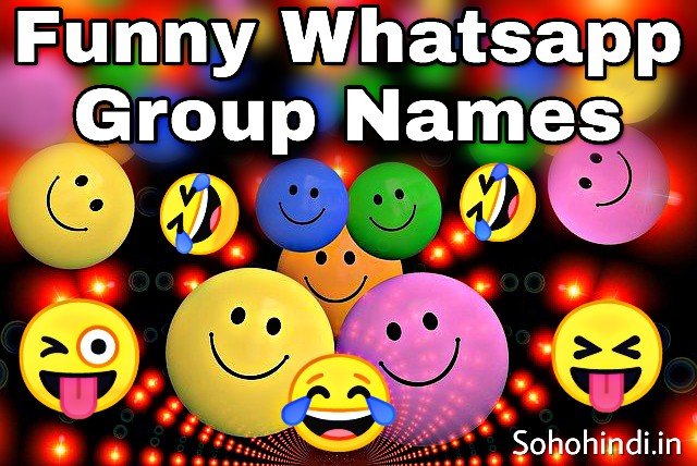 Funny Group Names In Hindi