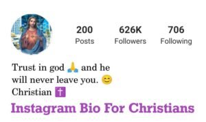Instagram Bio For Christian, jesus bio for instagram